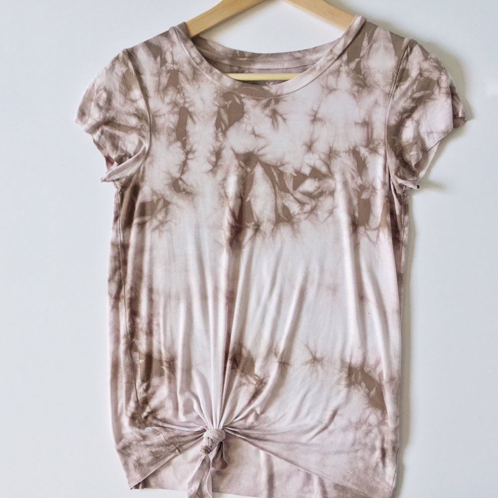 America Eagle Soft And Sexy Tie Dye Knotted Tee EAO